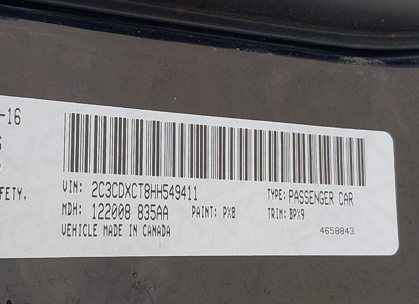 Photo 9 of 2017 Dodge Charger R/T RWD (VIN 2C3CDXCT8HH549411)