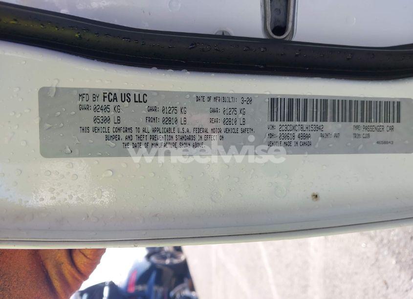 Photo 9 of 2020 Dodge Charger R/T RWD (VIN 2C3CDXCT8LH153942)