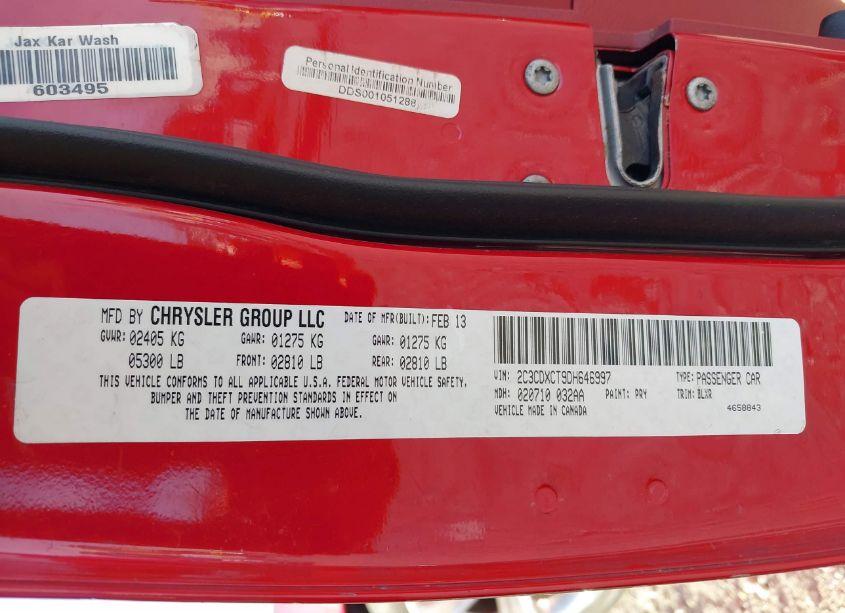 Photo 9 of 2013 Dodge Charger R/T PLUS (VIN 2C3CDXCT9DH646997)