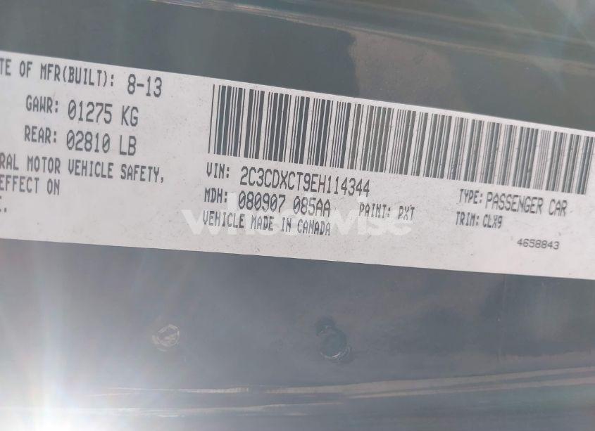 Photo 9 of 2014 Dodge Charger R/T MAX (VIN 2C3CDXCT9EH114344)