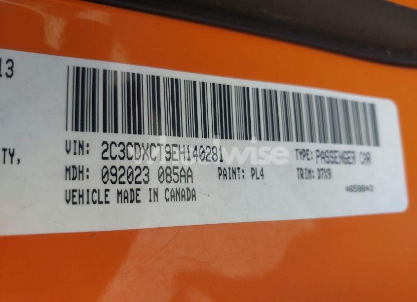 Photo 9 of 2014 Dodge Charger R/T (VIN 2C3CDXCT9EH140281)