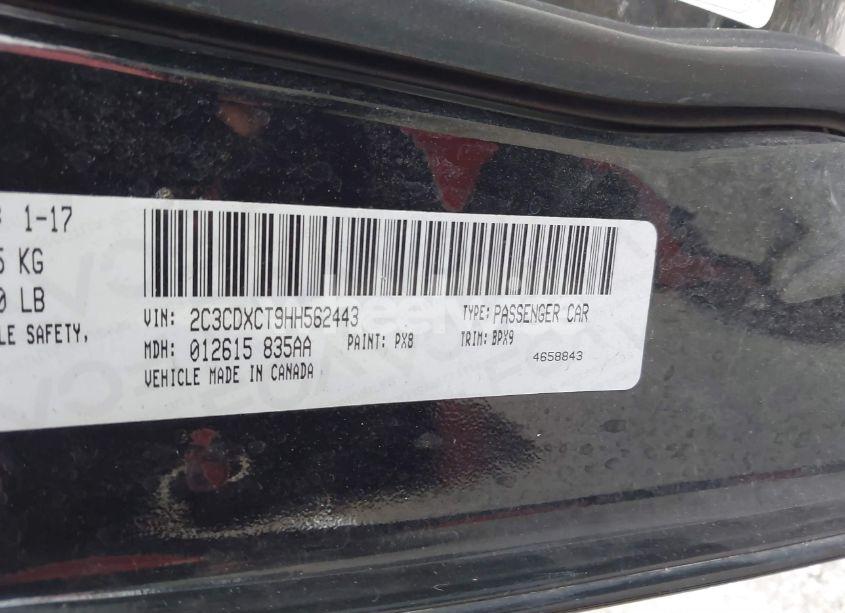 Photo 9 of 2017 Dodge Charger R/T RWD (VIN 2C3CDXCT9HH562443)