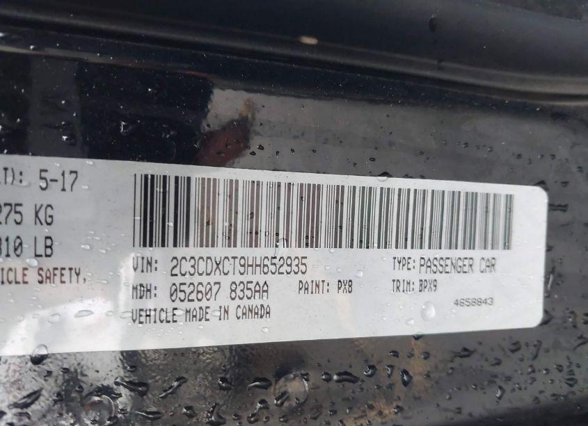 Photo 9 of 2017 Dodge Charger R/T RWD (VIN 2C3CDXCT9HH652935)