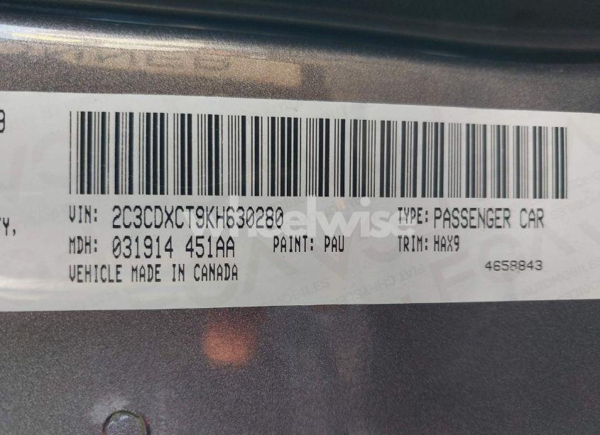 Photo 9 of 2019 Dodge Charger R/T (VIN 2C3CDXCT9KH630280)