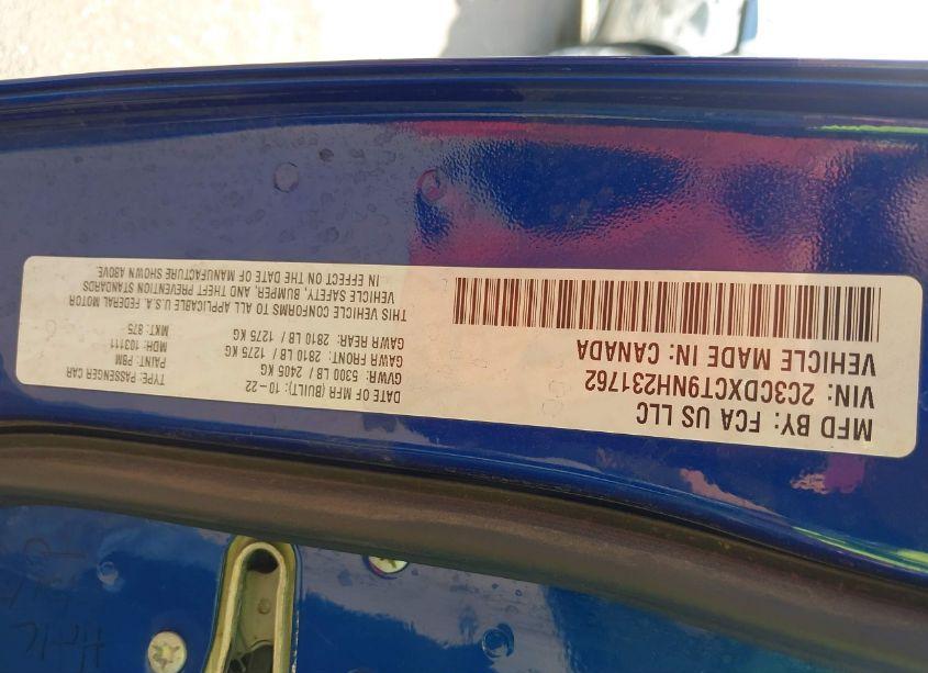 Photo 9 of 2022 Dodge Charger R/T (VIN 2C3CDXCT9NH231762)