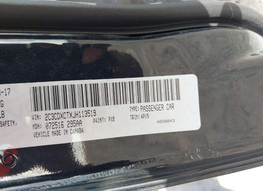 Photo 9 of 2018 Dodge Charger R/T RWD (VIN 2C3CDXCTXJH113519)