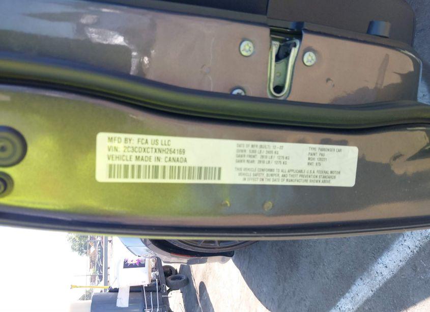 Photo 9 of 2022 Dodge Charger R/T (VIN 2C3CDXCTXNH264169)