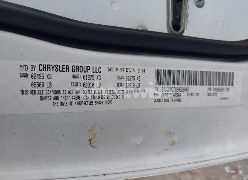 Photo 9 of 2014 Dodge Charger R/T (VIN 2C3CDXDT0EH320067)