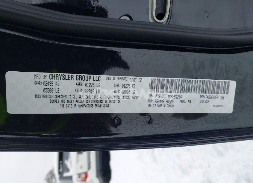 Photo 9 of 2012 Dodge Charger R/T (VIN 2C3CDXDT1CH264234)