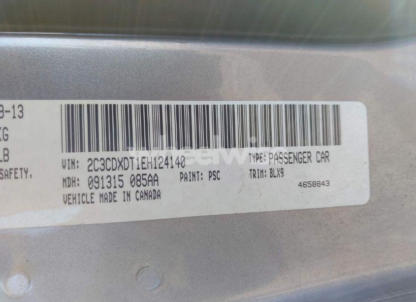 Photo 9 of 2014 Dodge Charger R/T PLUS (VIN 2C3CDXDT1EH124140)