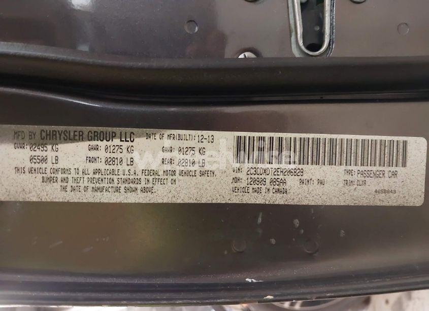 Photo 9 of 2014 Dodge Charger R/T PLUS (VIN 2C3CDXDT2EH206829)