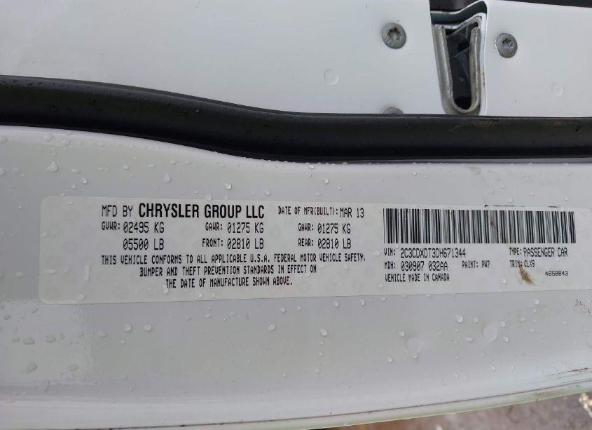 Photo 9 of 2013 Dodge Charger R/T MAX (VIN 2C3CDXDT3DH671344)