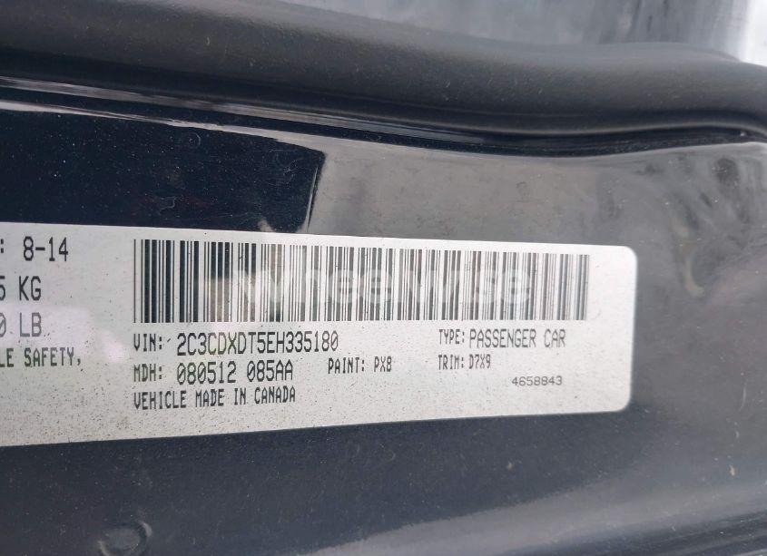 Photo 9 of 2014 Dodge Charger R/T (VIN 2C3CDXDT5EH335180)