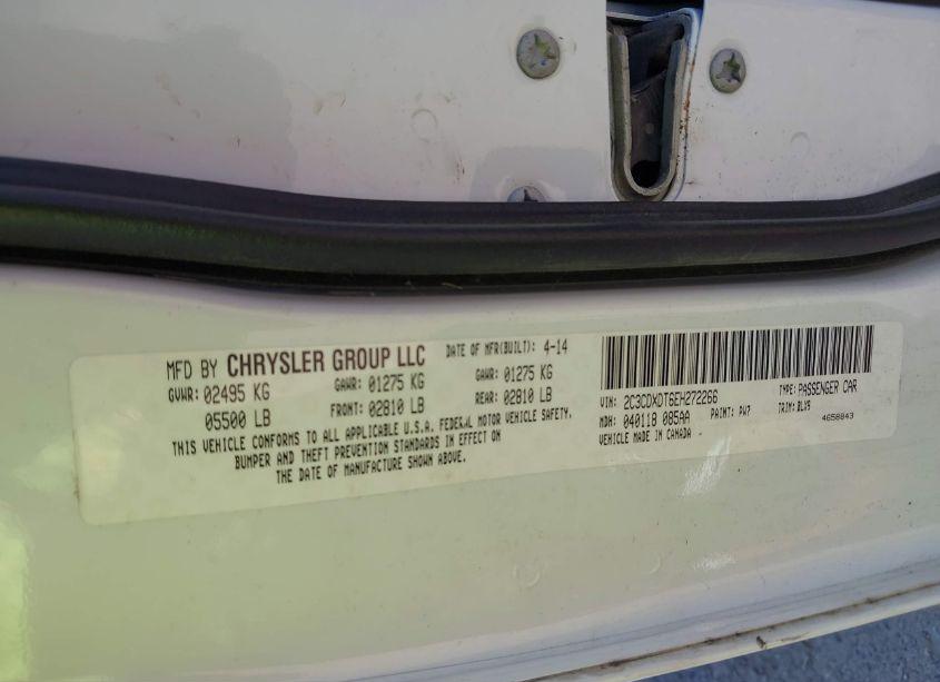 Photo 9 of 2014 Dodge Charger R/T PLUS (VIN 2C3CDXDT6EH272266)