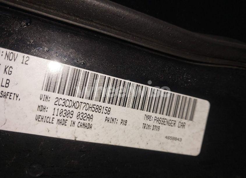 Photo 9 of 2013 Dodge Charger R/T (VIN 2C3CDXDT7DH588158)