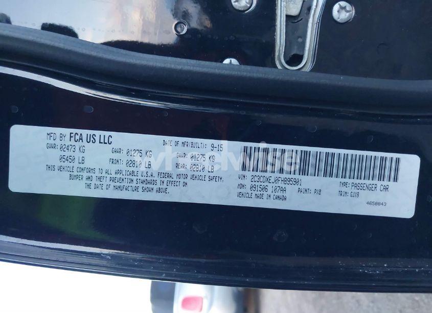 Photo 9 of 2015 Dodge Charger SRT 392 (VIN 2C3CDXEJ0FH895901)