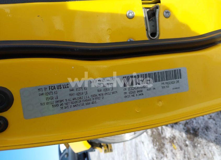 Photo 9 of 2017 Dodge Charger DAYTONA 392 RWD (VIN 2C3CDXGJ0HH606208)