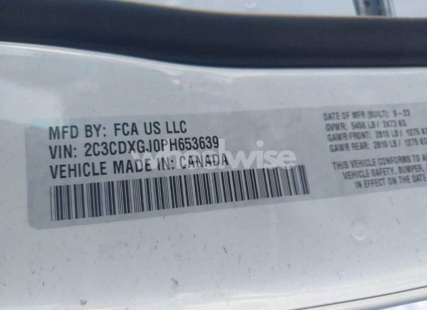 Photo 9 of 2023 Dodge Charger SCAT PACK (VIN 2C3CDXGJ0PH653639)