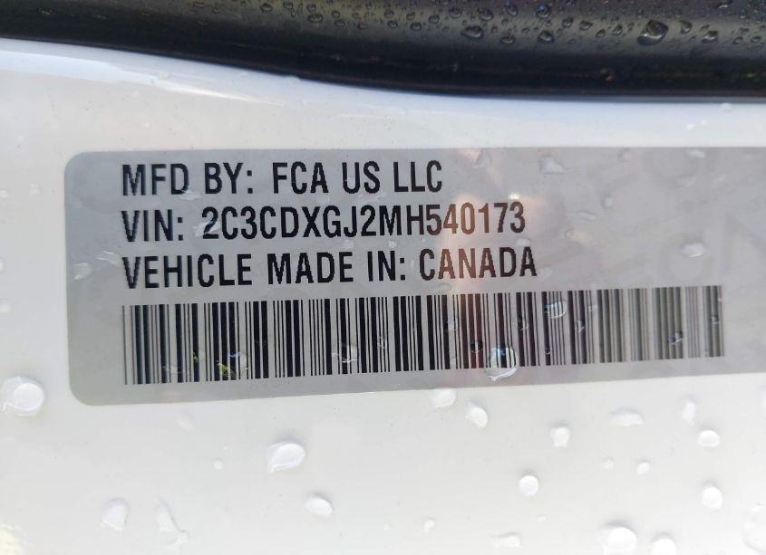 Photo 9 of 2021 Dodge Charger SCAT PACK WIDEBODY RWD (VIN 2C3CDXGJ2MH540173)