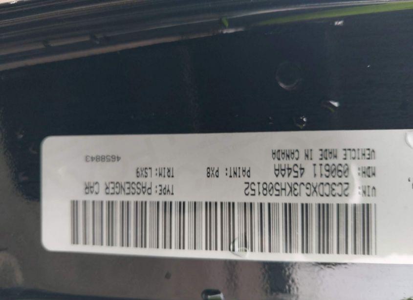 Photo 9 of 2019 Dodge Charger SCAT PACK RWD (VIN 2C3CDXGJ3KH508152)