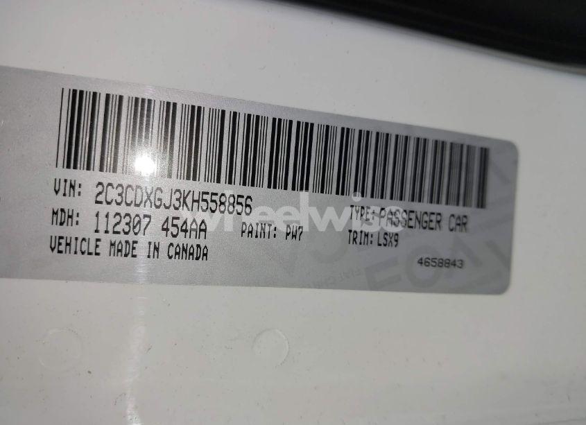 Photo 9 of 2019 Dodge Charger SCAT PACK RWD (VIN 2C3CDXGJ3KH558856)