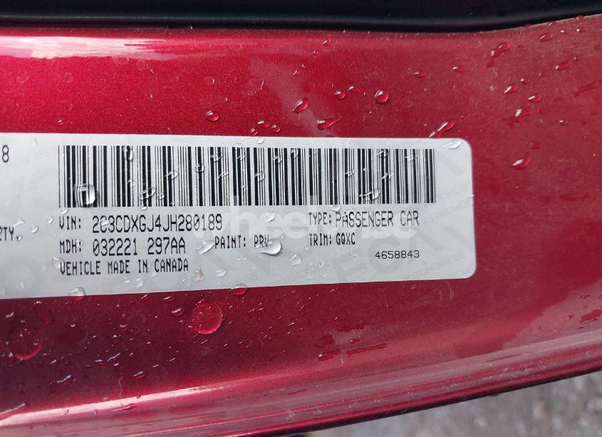 Photo 9 of 2018 Dodge Charger R/T SCAT PACK RWD (VIN 2C3CDXGJ4JH280189)