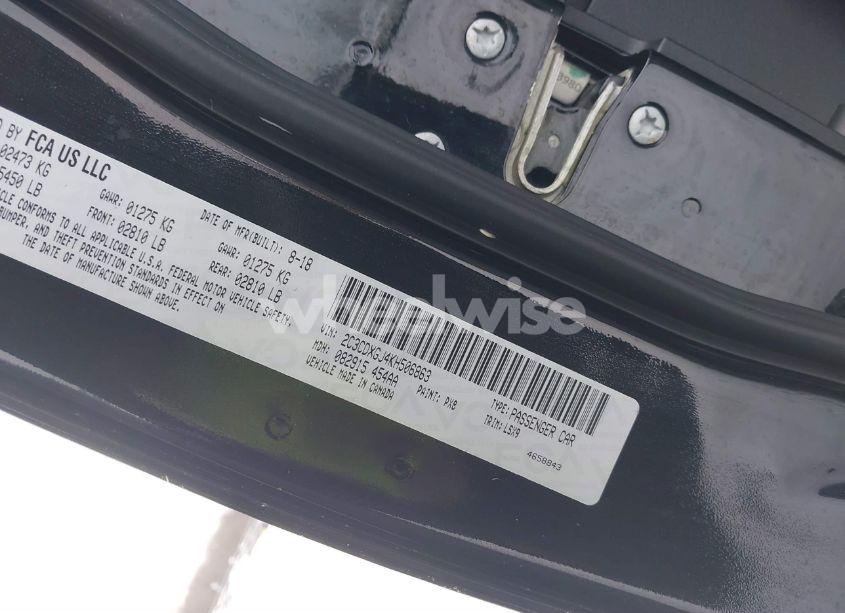 Photo 9 of 2019 Dodge Charger SCAT PACK RWD (VIN 2C3CDXGJ4KH506863)