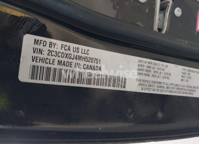 Photo 9 of 2021 Dodge Charger SCAT PACK RWD (VIN 2C3CDXGJ4MH520751)