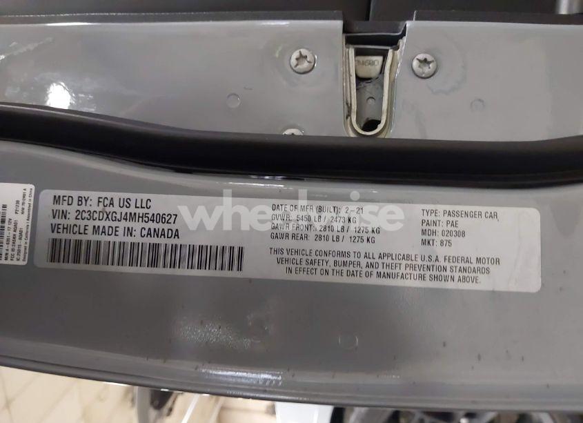 Photo 9 of 2021 Dodge Charger SCAT PACK RWD (VIN 2C3CDXGJ4MH540627)