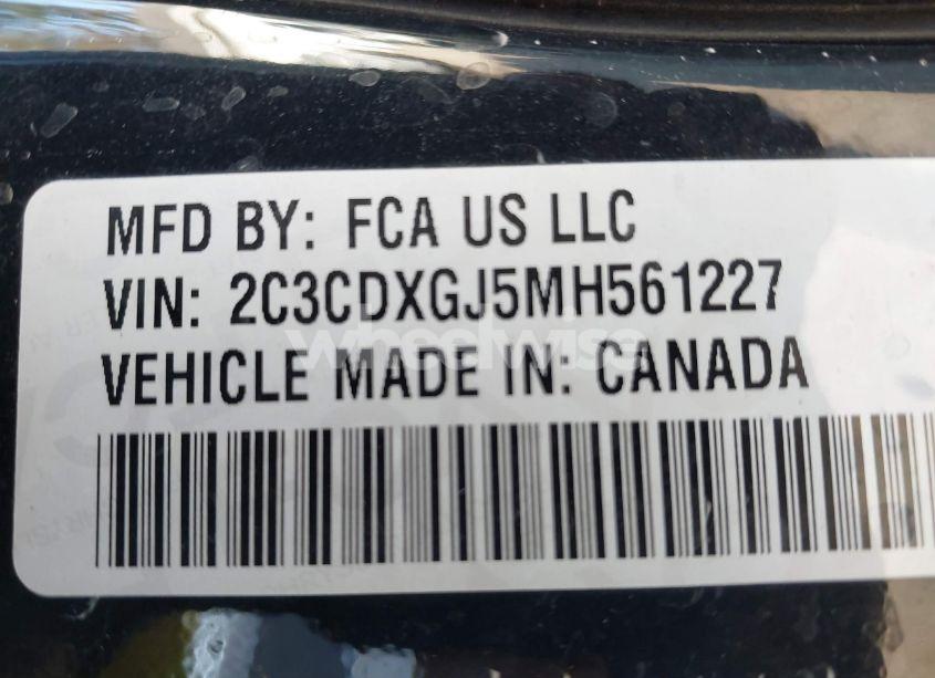 Photo 9 of 2021 Dodge Charger SCAT PACK RWD (VIN 2C3CDXGJ5MH561227)