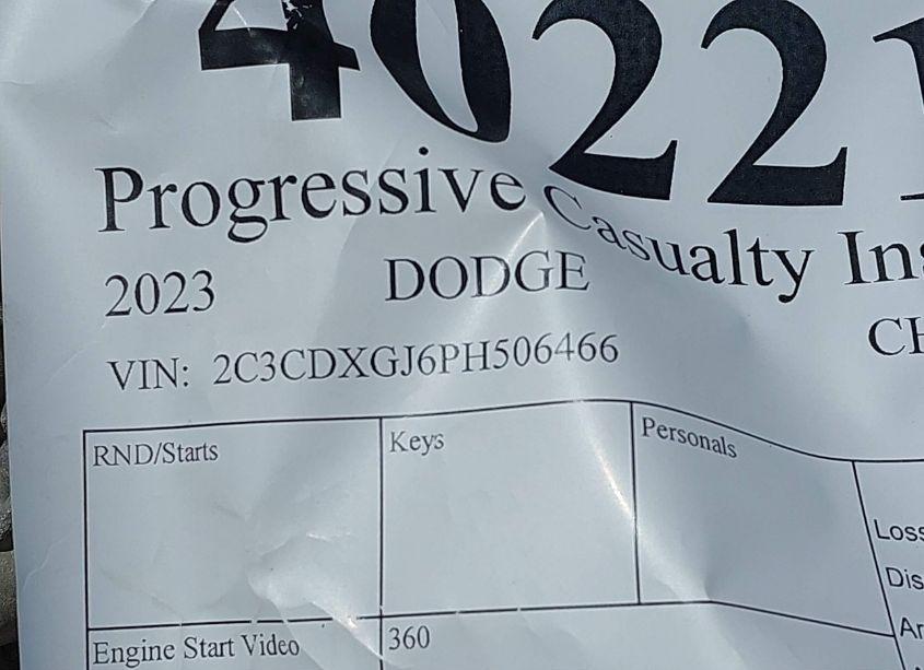 Photo 9 of 2023 Dodge Charger SCAT PACK WIDEBODY (VIN 2C3CDXGJ6PH506466)