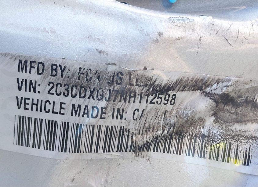 Photo 9 of 2022 Dodge Charger SCAT PACK WIDEBODY (VIN 2C3CDXGJ7NH112598)