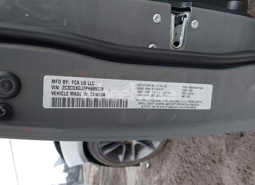 Photo 9 of 2023 Dodge Charger SCAT PACK (VIN 2C3CDXGJ7PH685228)
