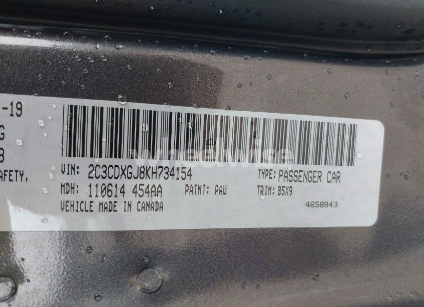 Photo 9 of 2019 Dodge Charger SCAT PACK (VIN 2C3CDXGJ8KH734154)