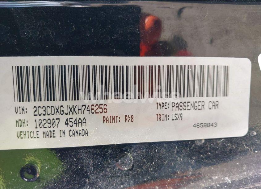 Photo 9 of 2019 Dodge Charger SCAT PACK RWD (VIN 2C3CDXGJXKH746256)