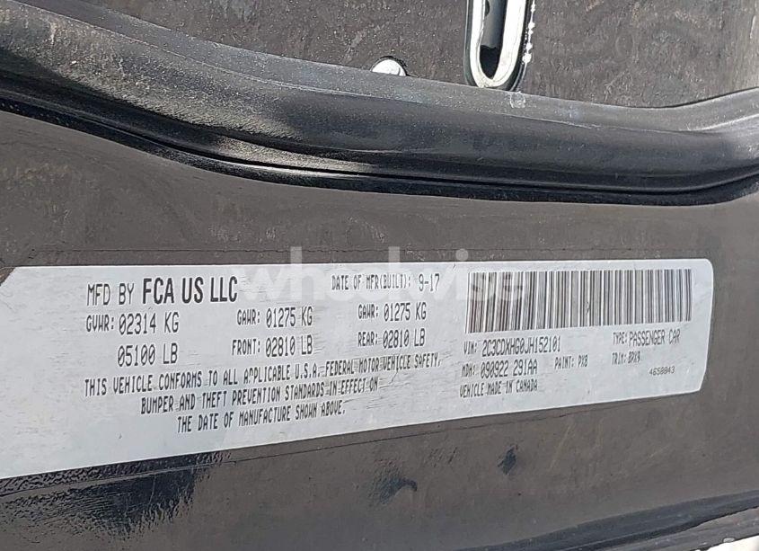 Photo 9 of 2018 Dodge Charger SXT PLUS RWD (VIN 2C3CDXHG0JH152101)