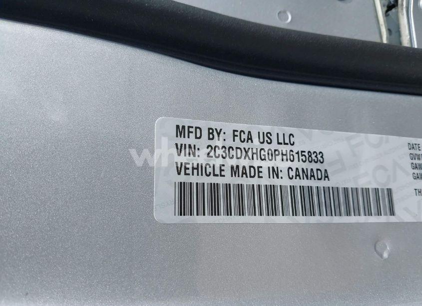 Photo 9 of 2023 Dodge Charger GT (VIN 2C3CDXHG0PH615833)