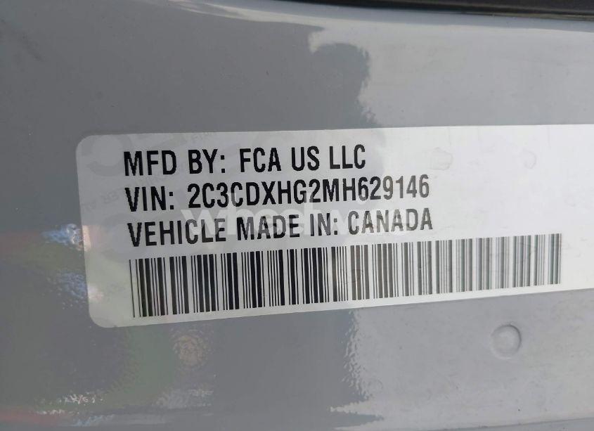 Photo 9 of 2021 Dodge Charger GT RWD (VIN 2C3CDXHG2MH629146)