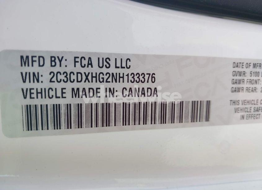 Photo 9 of 2022 Dodge Charger GT RWD (VIN 2C3CDXHG2NH133376)