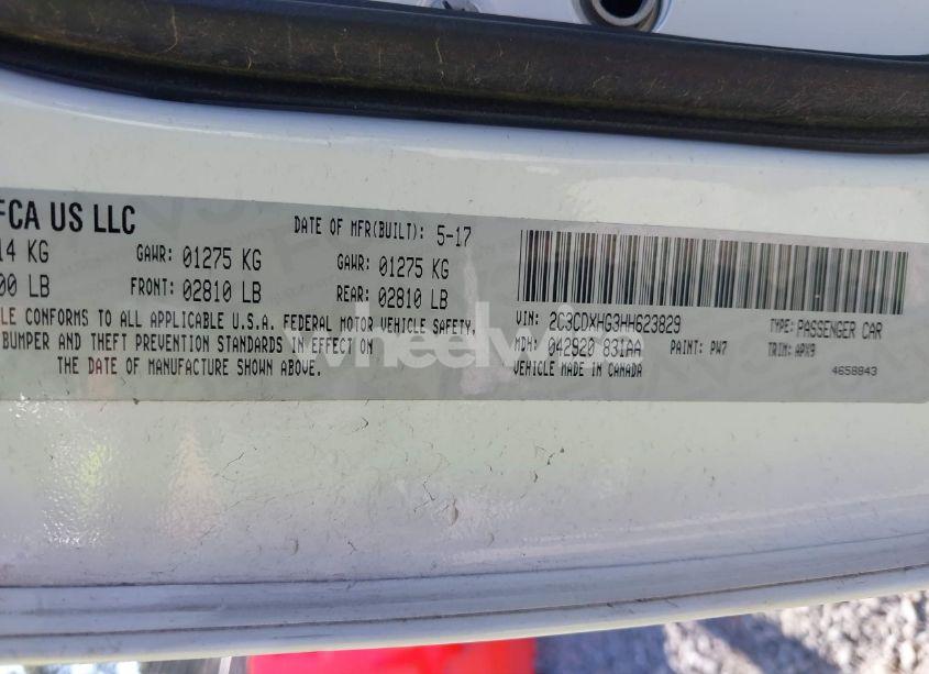 Photo 9 of 2017 Dodge Charger SXT RWD (VIN 2C3CDXHG3HH623829)