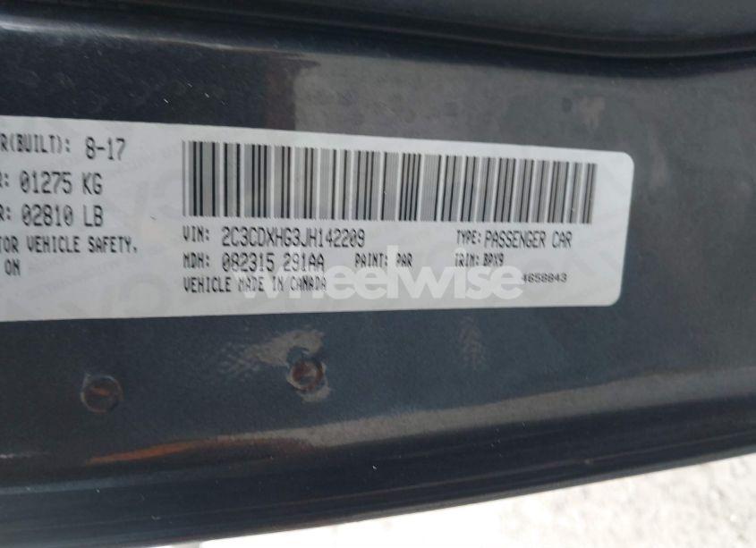 Photo 9 of 2018 Dodge Charger SXT PLUS RWD (VIN 2C3CDXHG3JH142209)