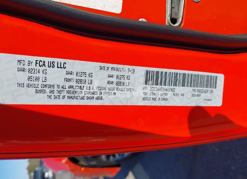 Photo 9 of 2019 Dodge Charger GT RWD (VIN 2C3CDXHG3KH686422)