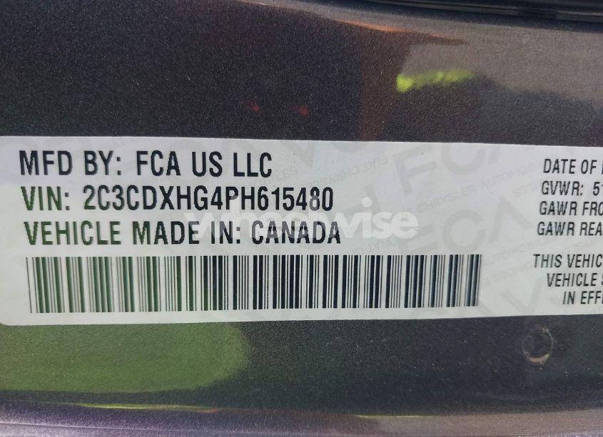 Photo 9 of 2023 Dodge Charger GT (VIN 2C3CDXHG4PH615480)