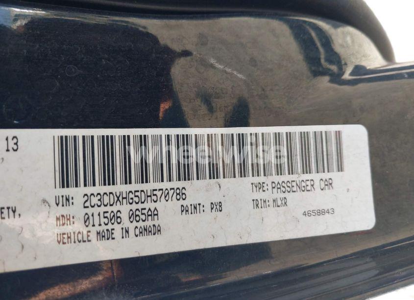 Photo 9 of 2013 Dodge Charger SXT PLUS (VIN 2C3CDXHG5DH570786)