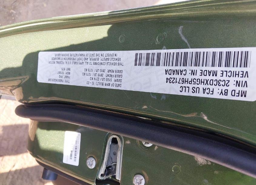 Photo 9 of 2023 Dodge Charger GT (VIN 2C3CDXHG5PH671234)