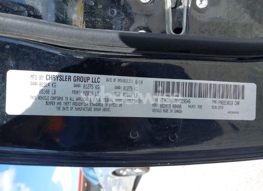 Photo 9 of 2014 Dodge Charger SXT (VIN 2C3CDXHG6EH329546)