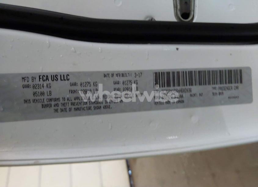 Photo 9 of 2017 Dodge Charger SXT RWD (VIN 2C3CDXHG6HH602036)