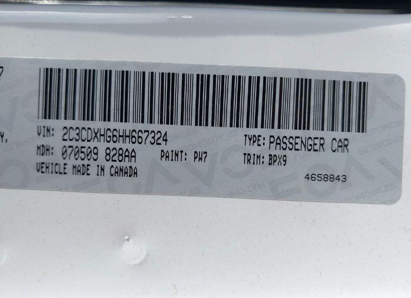 Photo 9 of 2017 Dodge Charger SXT RWD (VIN 2C3CDXHG6HH667324)