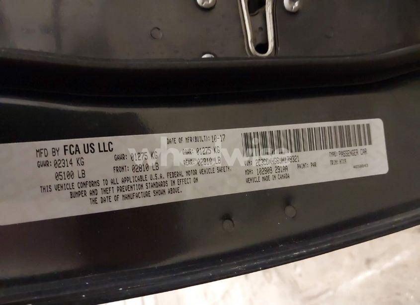 Photo 9 of 2018 Dodge Charger SXT PLUS RWD (VIN 2C3CDXHG6JH179321)