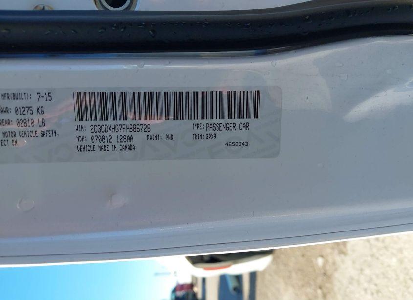 Photo 9 of 2015 Dodge Charger SXT (VIN 2C3CDXHG7FH886726)